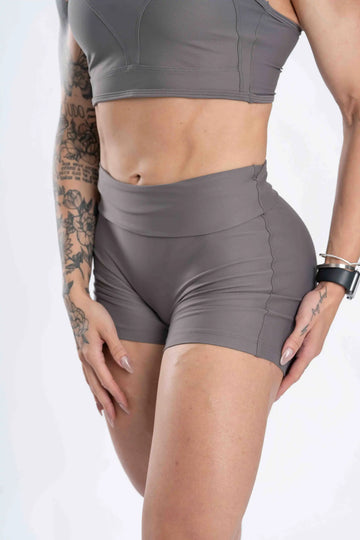 Short Fitness Basic Cinza