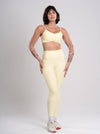Calça Legging Fitness Compressão New Classic Amarelo Brisa