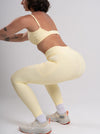 Calça Legging Fitness Compressão New Classic Amarelo Brisa