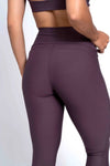 Calça Legging Essence Ameixa Terrosa compressão