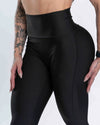 Calça legging fitness Confort Super Black s/ costura frontal
