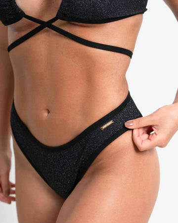 Calcinha Asa Delta com Lurex