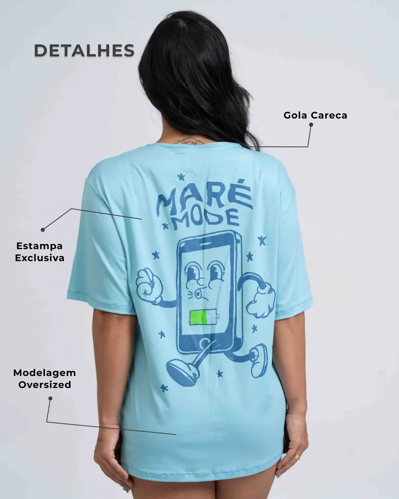 Blusão Oversized Maré Mode - Maré Maria moda fitness