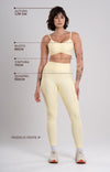 Calça Legging Fitness Compressão New Classic Amarelo Brisa