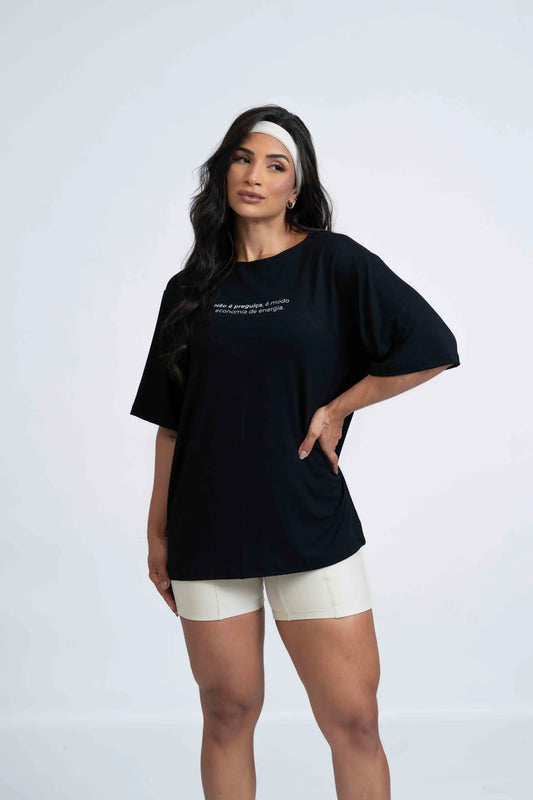 Blusão Oversized Maré Mode Preto (Leve Defeito)