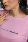 Blusão Fitness Oversized Life´s not a strawberry