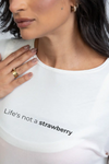 Blusão Fitness Oversized Life´s not a strawberry