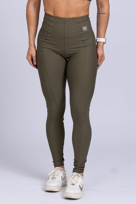 Calça Legging Fitness Compressão Classic Verde Musgo