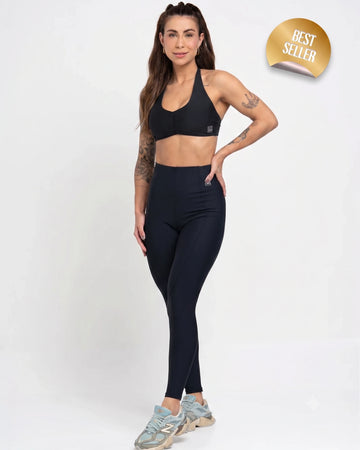 Conjunto Fitness Classic Preto Nala Frente Única