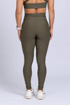 Calça Legging Fitness Compressão Classic Verde Musgo