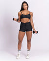 Short fitness Slim Preto Empina Bumbum - Maré Maria moda fitness