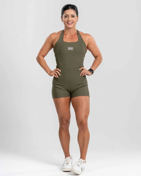 Macaquinho Fitness Native Verde Musgo