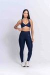 Calça Legging Essence Azul Dark compressão