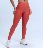 Calça Legging Fitness Classic Páprica com Compressão