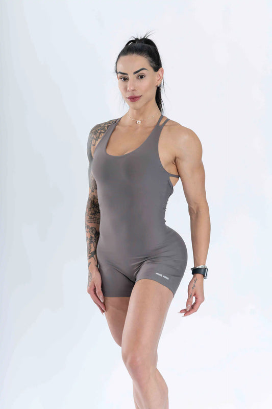 Macaquinho Fitness New Drop Set compressão