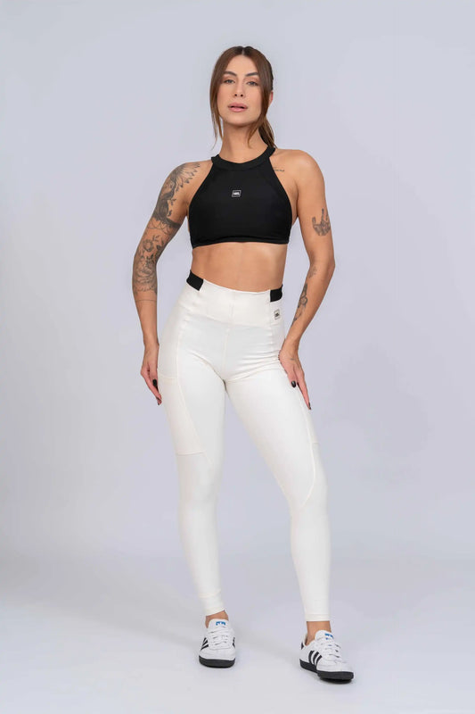 Calça Classic duo off white super black (Leve defeito)