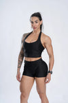 Top Fitness Core Frente Única Super Black