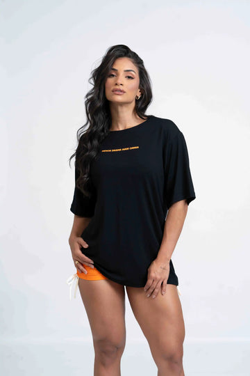 Blusão Oversized Olívia Maromba Preta (Leve Defeito)