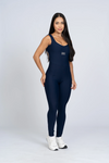 Macacão Fitness Clássico Azul Dark compressão