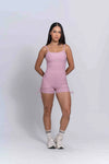 Macaquinho Fitness New Pérola Rosa Glam