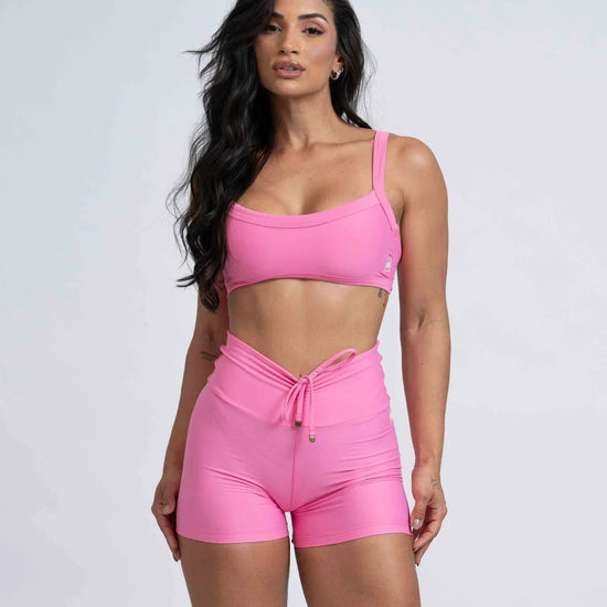 Top Fitness Flow Rosa Malibu - Maré Maria moda fitness