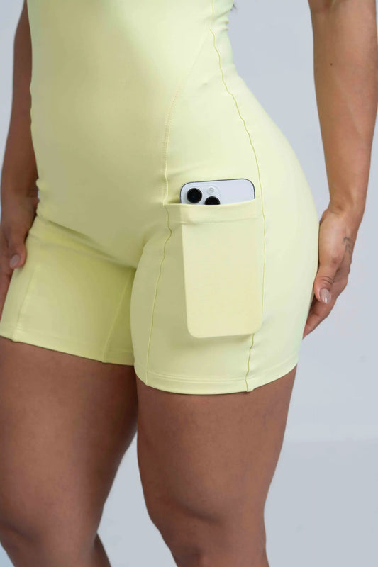 Macaquinho Fitness Flow Chá verde (Leve defeito)