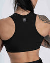Top Fitness Nadador com Recortes Super Black