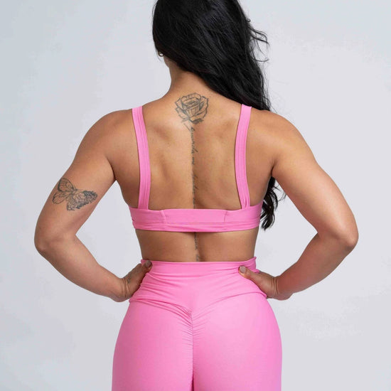 Top Fitness Flow Rosa Malibu - Maré Maria moda fitness