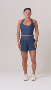 Short Fitness Dual Fit Azul Intenso