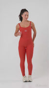 Macacão Fitness Compressão Power Corset Telha