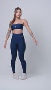 Calça Legging Classic Azul Dark compressão sem empina bumbum