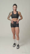 Top Fitness Nadador com Recortes Super Black