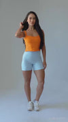Top Fitness Power Corset Tangerina