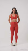 Calça Legging Fitness Compressão Slim Telha