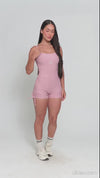 Macaquinho Fitness New Pérola Rosa Glam