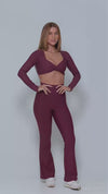 Top Fitness Manga Longa Infinity Ruby