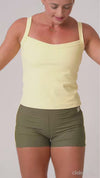 Camiseta Fitness Active Amarelo Brisa