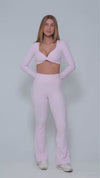 Top Fitness Manga Longa Infinity Rosa Blush