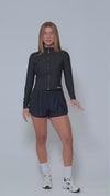 Jaqueta Fitness Esportiva Maré Maria Super Black