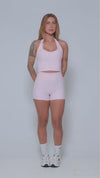 Short Fitness Compressão Confort Rosa Blush