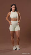 Short Fitness Compressão New Bike Creme