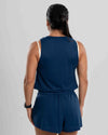 Regata Cropped Dry Azul Intenso
