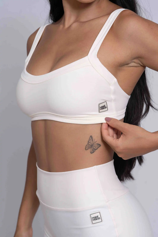 Top Fitness Flow Off White