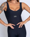 Macacão fitness Classico Preto compressão