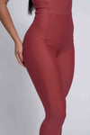 Macacão Fitness Native Vermelho Carmin Compressão