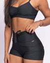 Short fitness Slim Preto Empina Bumbum - Maré Maria moda fitness