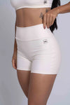 Short Confort Off White s/ costura frontal compressão