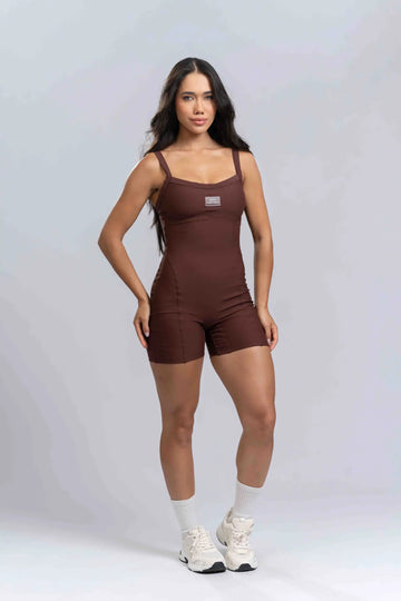 Macaquinho Flow Chocolate Dark com bolso