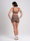 Short Fitness Active Capuccino Com Off White