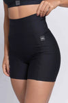 Short Bike Preto compressão s/ costura frontal